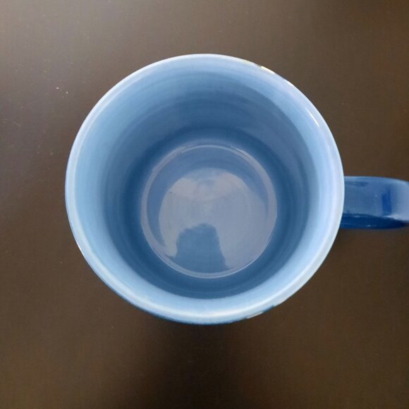 Starbucks Coffee 2008 Ceramic Blue Striped Mug, 16 fl. oz. - Picture 4 of 4